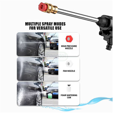 Rechargeable Cordless High Pressure Water Spray Gun For Cars & Bikes (RCHGFC)