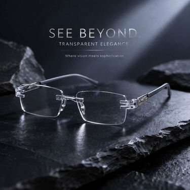 Rimless Adaptive Power Reading Glasses (1ORG10)