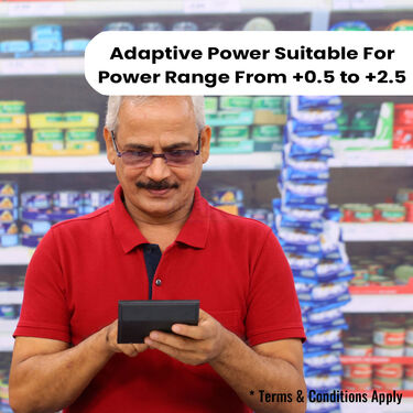 Rimless Folding Adaptive Power Mobile Protection Reading Glasses B1G1 (FORG10)