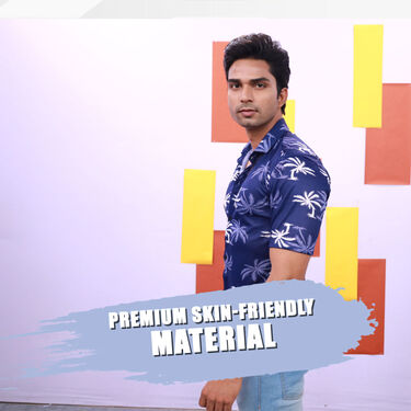 Pack Of 2 Designer Half Sleeves Shirts With Digital Watch Free (2PSW1)