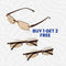 Rimless Bifocal Colored Daily Use Reading Glasses Buy 1 Get 2 (3BRG28)