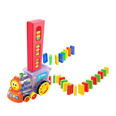 Magic Domino Train With Lights And Music(40Pc) (MDT)