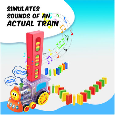 Magic Domino Train With Lights And Music(40Pc) (MDT)