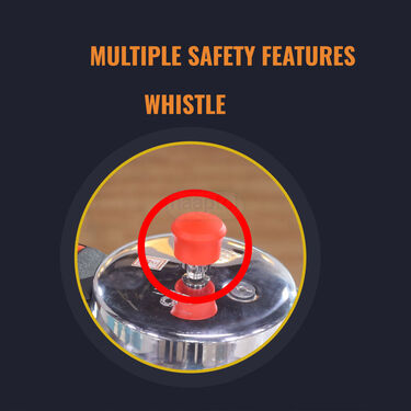 5 ltr + 3 ltr + 2 ltr + 1.5 ltr Pressure Cooker Combo (4PC3)