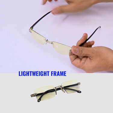 Bifocal Rimless Night Vision Adaptive Power Reading Glasses - Buy 1 Get 1 FREE (BORG23)