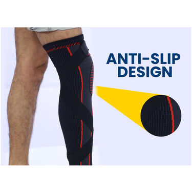 Adjustable Full Sleeve Compression Knee Support (ACN01)