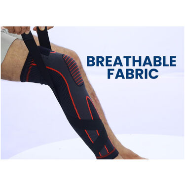 Adjustable Full Sleeve Compression Knee Support (ACN01)