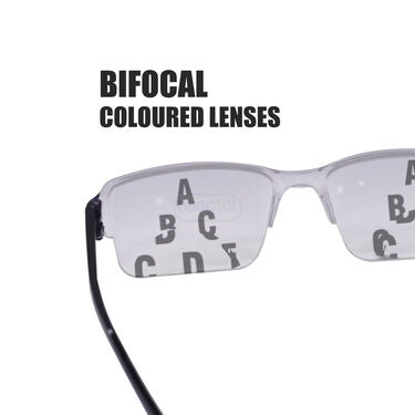 Bifocal Rimless Colored Adaptive Power Reading Glasses - Buy1 Get 1 FREE (BCORG6)