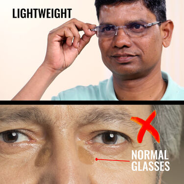 Rimless Daily Use Bifocal Reading Glasses - Buy 1 Get 1 Free (BRG16)