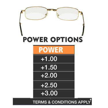 Daily Use Bifocal Folding Reading Glasses + Carry Case (BRG26)