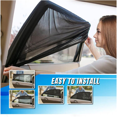 Pack of 4 Car Window Pullover - The Ultimate Sun Shade (CWPSS)
