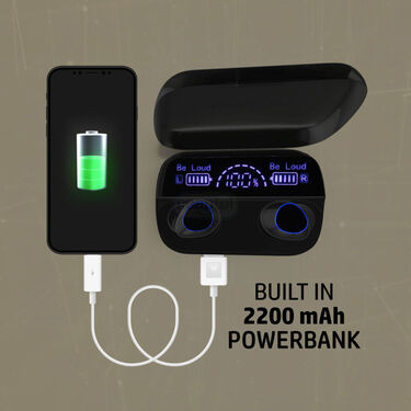 Wireless Bluetooth Earpod With Charging Case & Inbuilt Powerbank + FREE Mobile Screen Enlarger (TWS46)