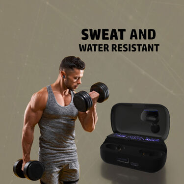 Wireless Bluetooth Earpod With Charging Case & Inbuilt Powerbank + FREE Mobile Screen Enlarger (TWS46)