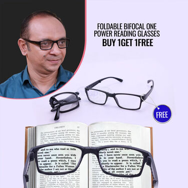 Foldable Bifocal Adaptive Power Reading Glasses Buy 1 Get 1 FREE (FORG30)