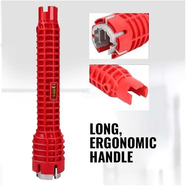 Anti Slip Plumbing Repair Tap And Sink Wrench (D31)