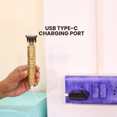 Stylish Golden Trimmer With Free Digital Watch (PMT1W2)