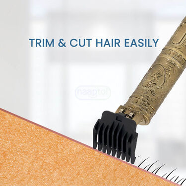 Stylish Golden Trimmer With Free Wireless Earpod (PMT1WP)