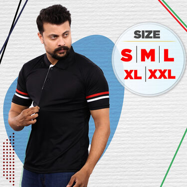 Pack of 5 Designer Collar T-shirts (5PT12)