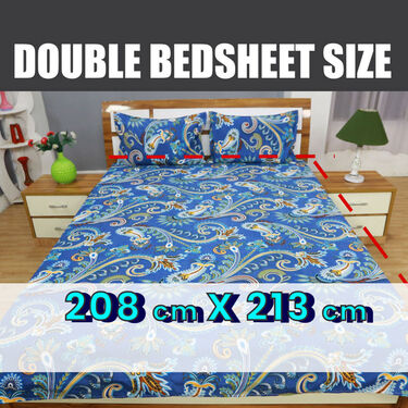 Pack of 8 Harmony Collection Double Bedsheets Set (8BS43)