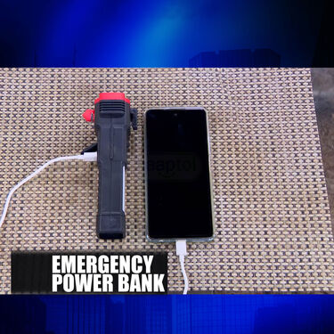 Rechargeable 6 in 1 Emergency Torch Light + 21 pcs Screwdriver Tool Kit (L39)